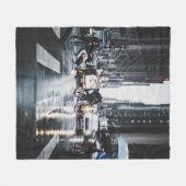 シティー通り フリースブランケット (正面(横))