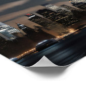 シティー飛んでいる上のソーサー ポスター (角)