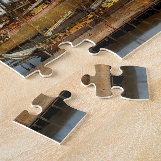 シティー – アレクサンドリアVA – パイオニアミルからのビュー ジグソーパズル (側面)