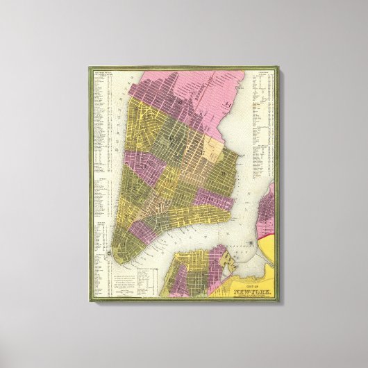 シティー・オブ・ニューヨーク キャンバスプリント (正面)