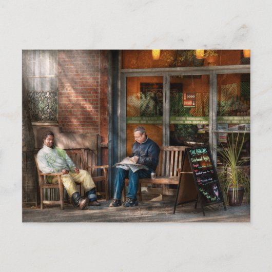 シティー – グリニッジビレッジ – ザパスカフェ ポストカード (正面)