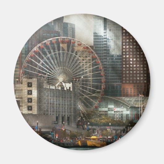 シティー – シカゴ， IL – ピア圧力 マグネット (正面)