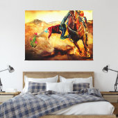 「シティー・スライカー」 キャンバスプリント (インサイチュ (寝室))