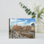 シティー – デトロイトMI – モーターシティー1917 ポストカード (スタンド正面)