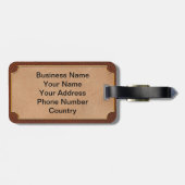 シティー – デトロイトMI – モーターシティー1917 ラゲッジタグ (裏面横)