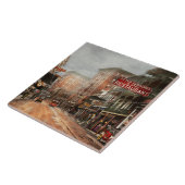 シティー – ニューオーリンズ – A look at St Charles Ave 1910 タイル (側面)