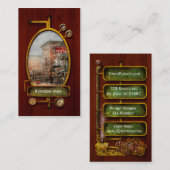 シティー – ニューオーリンズ – A look at St Charles Ave 1910 名刺 (正面/裏面)