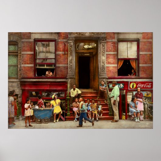 シティー – ハーレムNY – ストップライフ1935 ポスター (正面)