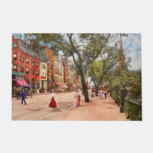 シティー – ボストン, MA – ボイストンSt 1915 ドアマット (正面)