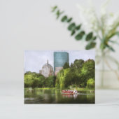 シティー – ボストンMa – ボストンのパブリックガーデン ポストカード (スタンド正面)