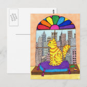 シティ子猫 ポストカード (正面/裏面)