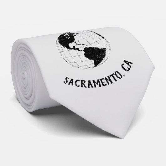 シティ州郵便番号グローブワールドマップ ネクタイ (ロール)