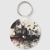 シティ建物アーバンスケッチキーチェーン キーホルダー (正面)