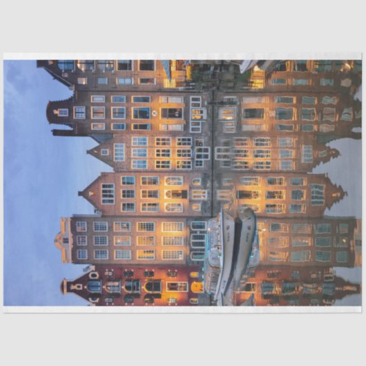 シティ建物オンリバーデクページティッシュペーパー 薄葉紙 (正面)