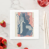 シティ抽象芸術紙ナプキンス スタンダードランチョンナプキン (インサイチュ)