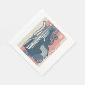 シティ抽象芸術紙ナプキンス スタンダードランチョンナプキン (角)