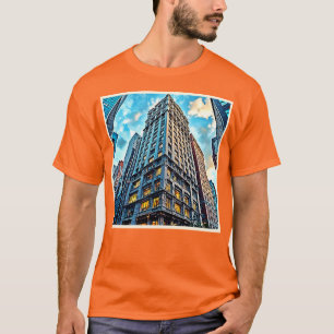 シティ超高層ビルアート Tシャツ