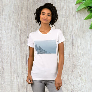 シティ超高層ビルウィメンズTシャツ Tシャツ