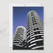 シティ超高層ビル招待状 招待状 (正面)