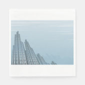 シティ超高層ビル紙ナプキンス スタンダードランチョンナプキン (正面)