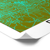 シティ通りダラスの地図 ポスター (角)