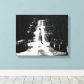 シティ通り キャンバスプリント (インサイチュ (ウッドフロア))