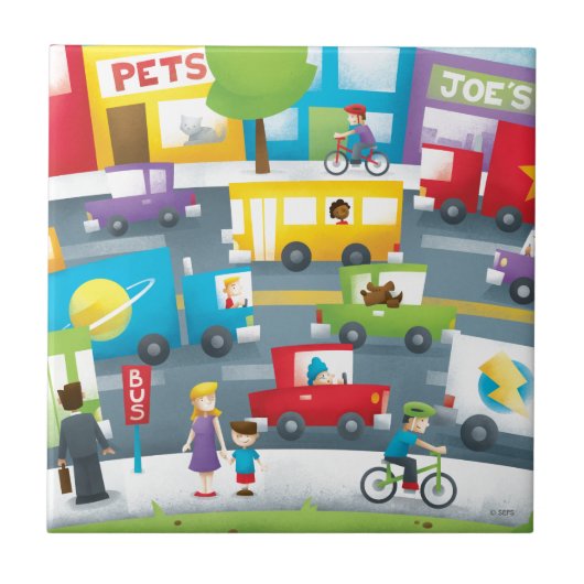 シティ通り タイル (正面)