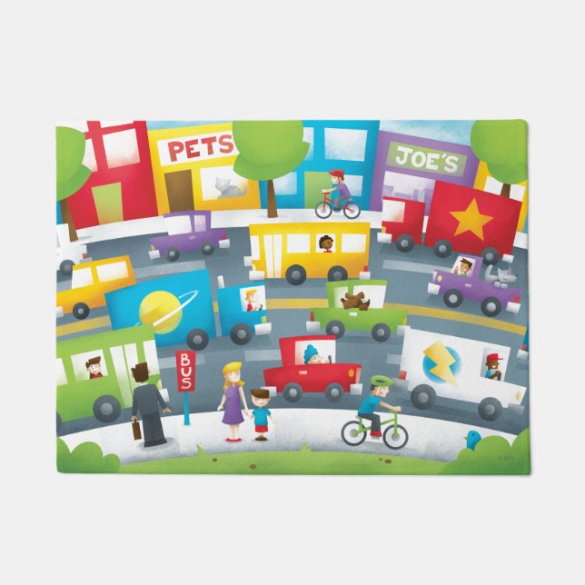 シティ通り ドアマット (正面)