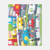 シティ通り フリースブランケット (正面)