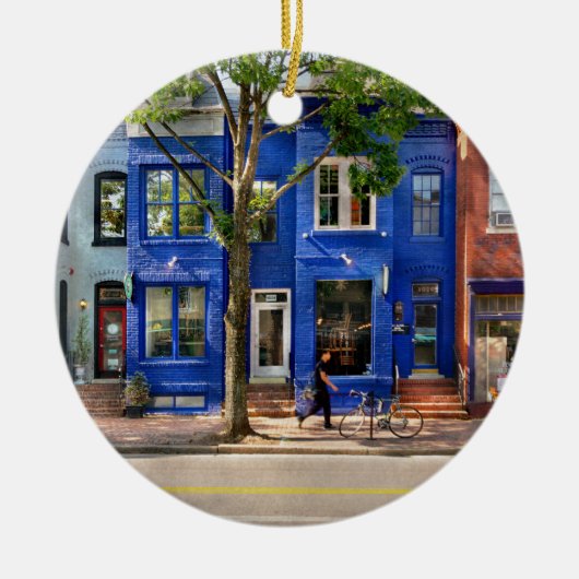 シティ-アレクサンドリアVA -アレキサンドリアの色 セラミックオーナメント (正面)