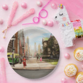 シティ-シカゴIL -ザマグニフィセントマイル1940 ペーパープレート (パーティー)