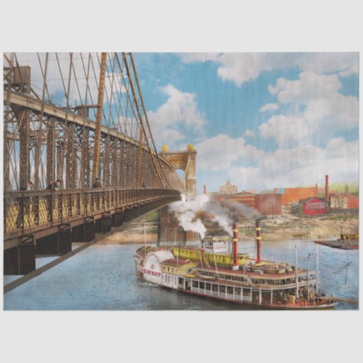 シティ – シンシナティ, OHシンシナティ1906年 薄葉紙 (正面)