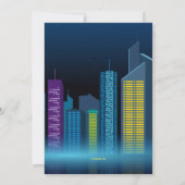 シティ トースト パーティー 招待状 (裏面)