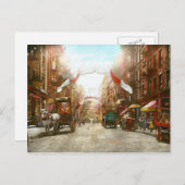 シティ – NY – サンジェネロ1908年の祝宴 ポストカード (正面/裏面)