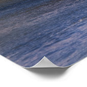 シティ – NY – ブルックリン橋の下を航行 ポスター (角)