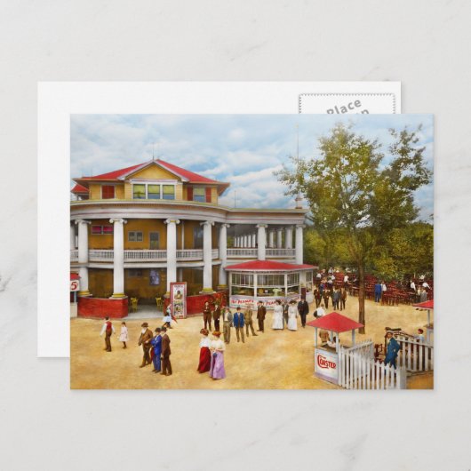 シティ – OH – チェスターパーククラブハウス1909 ポストカード (正面/裏面)