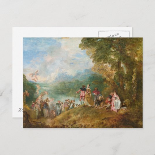 シテラ巡礼シテラの上陸 ポストカード (正面/裏面)