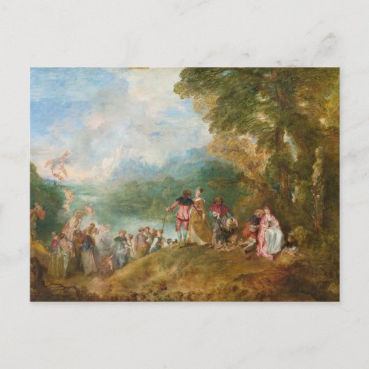 シテラ巡礼シテラの上陸 ポストカード (正面)