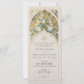 シテリア金ゴールドとジェイドイ結婚スラーム 招待状 (正面)