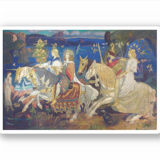 シディのライダーたち、c.1911年ジョン・ダンカン シール (正面)