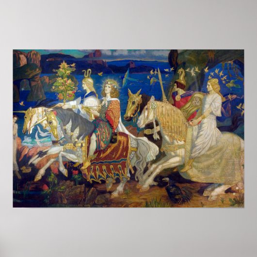 シディのライダーたち、c.1911年ジョン・ダンカン ポスター (正面)