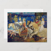 シディのライダーたち、c.1911年ジョン・ダンカン ポストカード (正面/裏面)