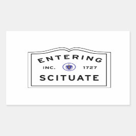 シトゥートマの町に入る 長方形シール