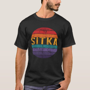 シトカアラスカ太平洋岸サンセット5 Tシャツ