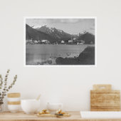 シトカハーバーアラスカ1908 ポスター (キッチン)