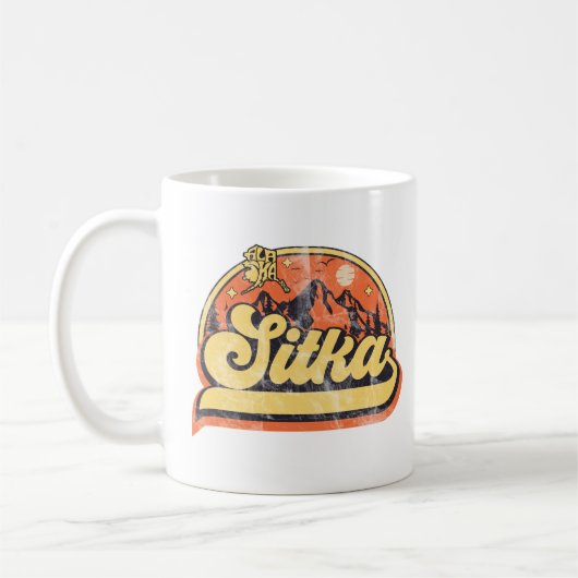 シトカ、アラスカ コーヒーマグカップ (左)