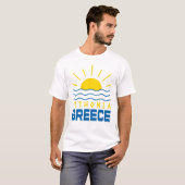 シトニアギリシャインアンドシーメンズホワイト Tシャツ (正面フル)