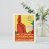 シトマールリニエヴィンテージポスター1930s ポストカード (スタンド正面)