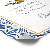 シトラスとタイル ミモザ バー サイン (角)