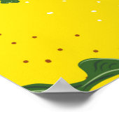 シトラスのシームレスパターン。手書きのヴィンテージイラー ポスター (角)